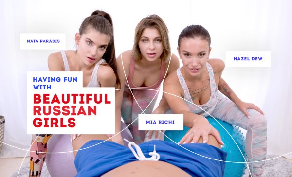 LifeSelector - Nata Paradis, Mia Richi, Hazel Dew,  Nicole Brix - Having Fun with Beautiful Russian Girls