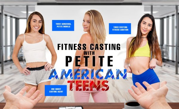Lifeselector - Mackenzie Mace ,Natalia Nix ,Scarlett Fall - Fitness Casting with Petite American Teens