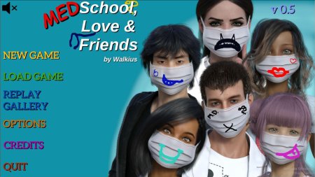 Medschool, Love and Friends – New Version 0.8 [Walkius]